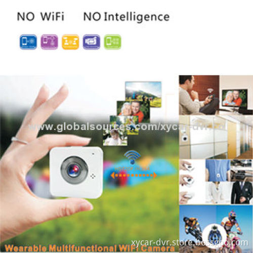 Wi-Fi Camcorder, AVI Radio Format with Waterproof Case, 100 Degrees Wide Angle Lens